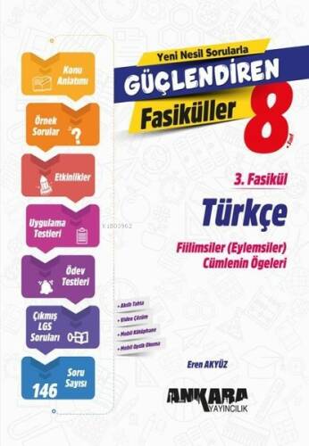 8. Sınıf Türkçe Güçlendiren 3. Fasikül Ankara Yayıncılık - 1