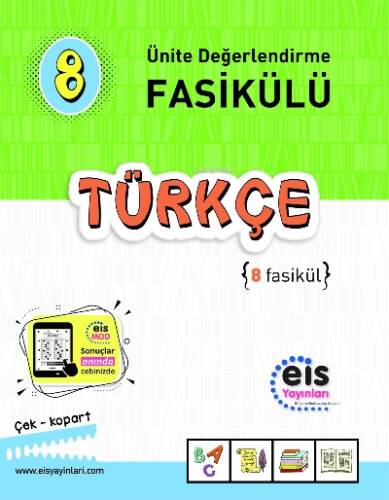 8. Sınıf Türkçe Ünite Değerlendirme Fasikülü Eis Yayınları - 1