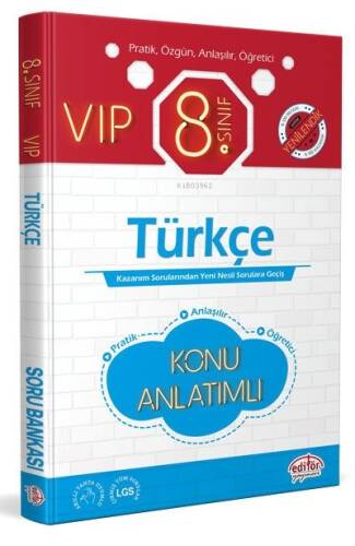 8. Sınıf VIP Türkçe Hızlı Konu Anlatımlı - 1