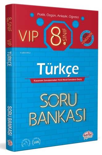 8. Sınıf Vip Türkçe Soru Bankası - 1