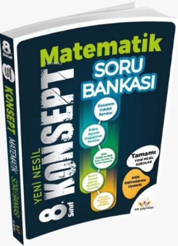 8. Sınıf Yeni Nesil Konsept Matematik Soru Bankası - 1