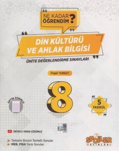 8 Uds Ne Kdr Ogrndk Dın Kult - 1