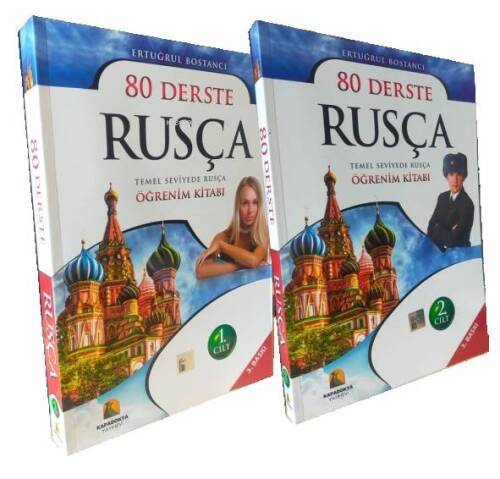 80 Derste Rusça Öğrenim Kitabı 2 Cilt - 1