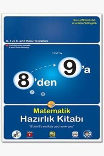 8`den 9`a Matematik Hazırlık Kitabı - 1