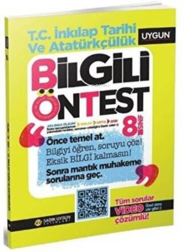 8.Sınıf Bilgili Ön Test T.C. İnkılap Tarihi Ve Atatürkçülük - 1