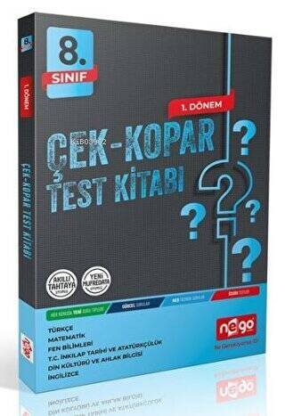 8.Sınıf Çek Kopar Test Kitabı 1. Dönem - 1