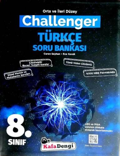 8.Sınıf Challenger Türkçe Soru Bankası (Tümü Video Çözümlü) - 1