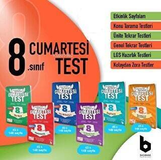 8.Sınıf Cumartesitest Seti (6 Kitap) /Basamak - 1