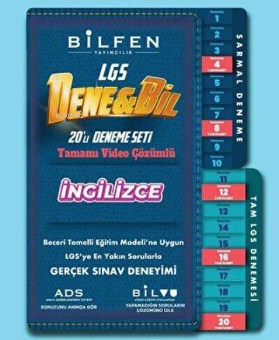 8.Sınıf Denebil İngilizce 20 Li Deneme Seti - 1