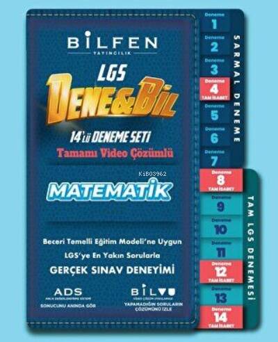 8.Sınıf Denebil Matematik 14Lü Deneme Seti - 1