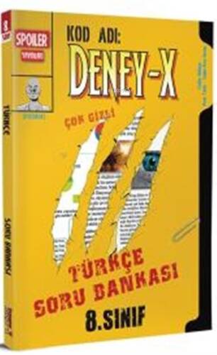 8.Sınıf Deney X Türkçe Soru Bankası - 1