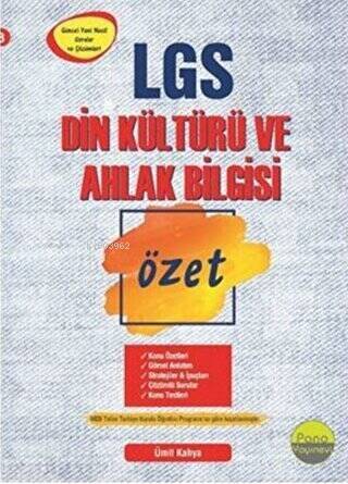 8.Sınıf Din Kültürü ve Ahlak Bilgisi Özet Liselere Hazırlık - 1