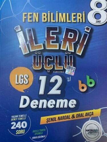 8.Sınıf İleri Üçlü 12 Li Deneme Fen Bil.- 2022 - 1