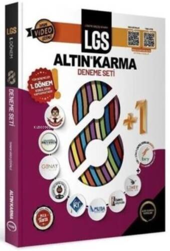 8.Sınıf LGS 1. Dönem Altın Karma 8+1 Deneme Seti - 1