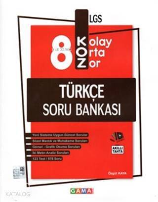 8.Sınıf LGS Koz Türkçe Soru Bankası - 1