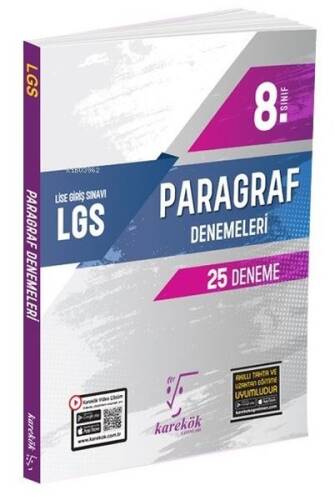 8.Sınıf LGS Paragraf 25 Deneme - 1