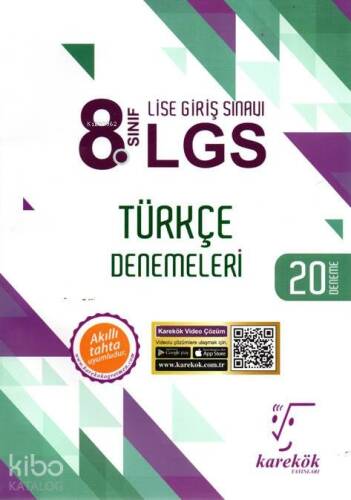 8.Sınıf LGS Türkçe 20'li Deneme Sınavı - 1