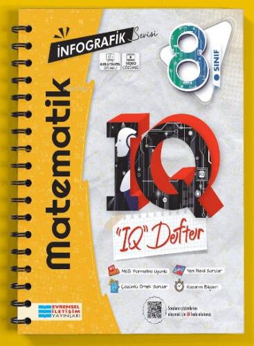 8.Sınıf Matematik Iq Akıllı Defter - 1