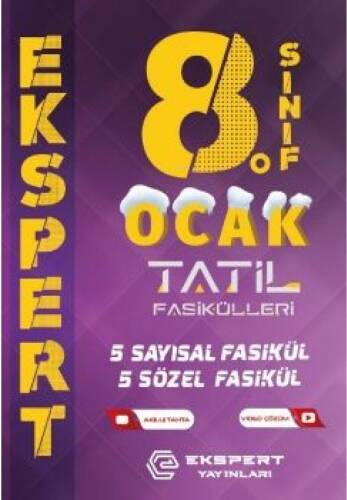 8.Sınıf Ocak Tatil Fasikülleri (5 Sayısal - 5 Sözel Fasikül) - 1