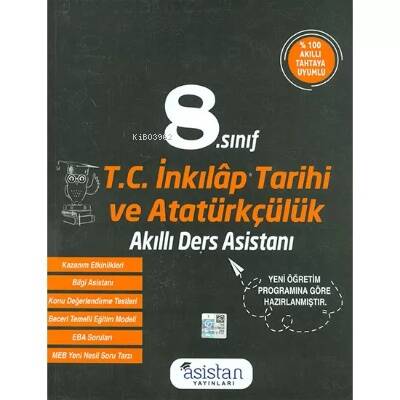 8.Sınıf T.C İnkılap Tarihi Akıllı Ders Asistanı Asistan Yayınları - 1