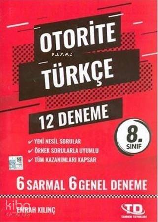 8.Sınıf Türkçe Otorite 12 Deneme - 1