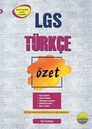 8.Sınıf Türkçe Özet Liselere Hazırlık - 1