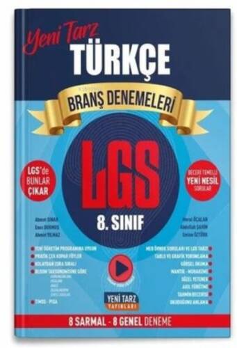 8.Sınıf Yeni Tarz Deneme Türkçe - 2022 - 1