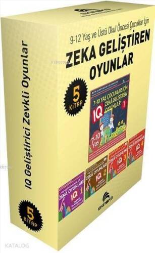 9-12 Yaş ve Üstü Çocuklar İçin Zeka Geliştiren Oyunlar (5 Kitap Takım) - 1