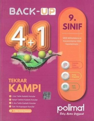 9. Sınıf Back-Up 4+1 Kamp Kitabı - 1