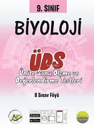 9. Sınıf Biyoloji Ünite Değerlendirme Sınavı (8 Sınav) - 1