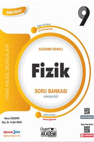 9. Sınıf Fizik Konunun Özü Soru Bankası Üçgen Akademi Yayınları - 1