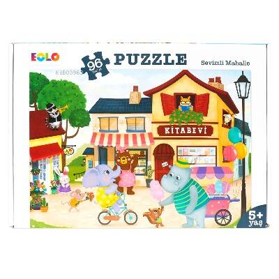 96 Parça Yer Puzzle – Sevimli Mahalle - 1