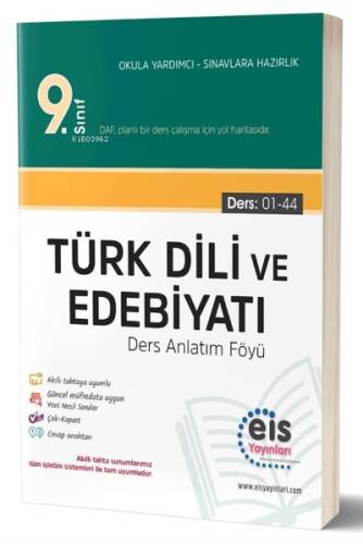 9.Sınıf DAF Türk Dili ve Edebiyatı - 1