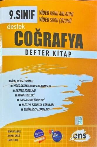 9.Sınıf Defter Kitap Coğrafya - 2023 - 1