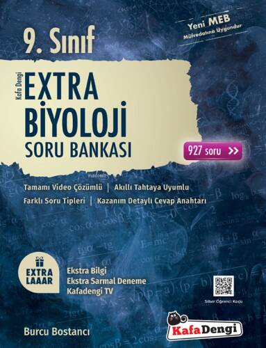 9.Sınıf Extra Biyoloji Soru Bankası (Tümü Video Çözümlü) - 1