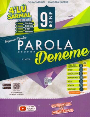 9.Sınıf Sarmal 4 Lü Deneme - 1