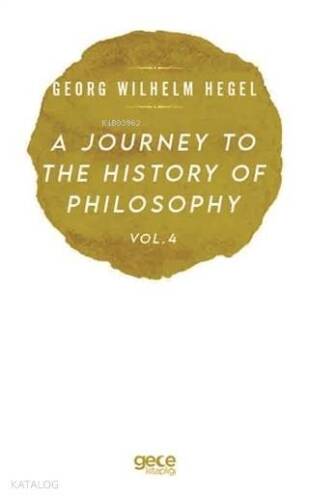 A Journey to the History of Philosophy Vol. 4 - 1