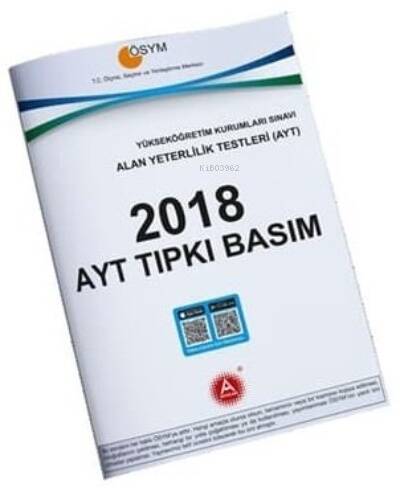 A Yayınları Ayt 2018 Çıkmış Sorular -2021 - 1