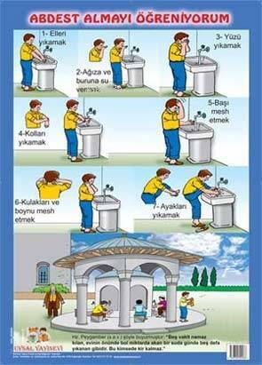 Abdest Almayı Öğreniyorum Posteri - 1
