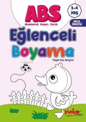 ABS Eğlenceli Boyama Küçük Kas Gelişimi 3 - 4 Yaş - 1