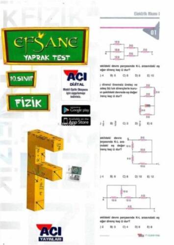 Açı Yayınları 10. Sınıf Fizik Çek Kopart -Yt- - 1