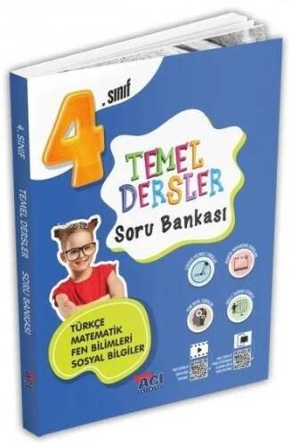 Açı Yayınları 4. Sınıf Temel Dersler Soru Bankası - 1