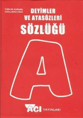 Açı Yayınları Atasözleri Ve Deyimler - 1