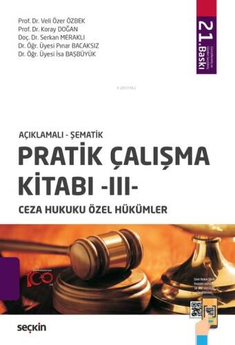 Açıklamalı-Şematik Pratik Çalışma Kitabı 3 ;Ceza Hukuku Özel Hükümler - 1