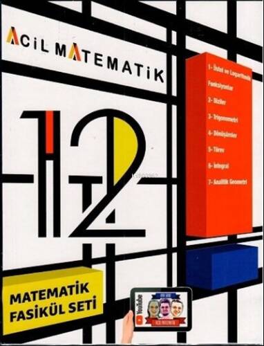 Acil 12.Sınıf Set (6 Fasikül) Matematik - 2022 - 1