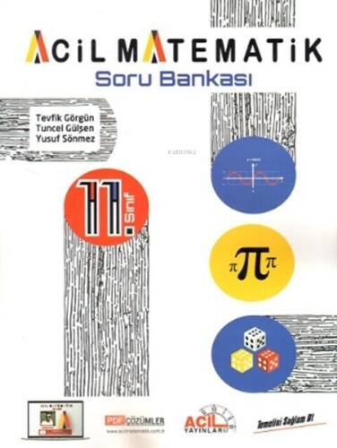 Acil Yayınları 11. Sınıf Acil Matematik Soru Bankası - 1