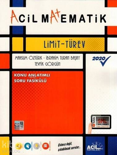 Acil Yayınları Matematik Limit Türev Konu Anlatımlı Soru Fasikülü Acil - 1