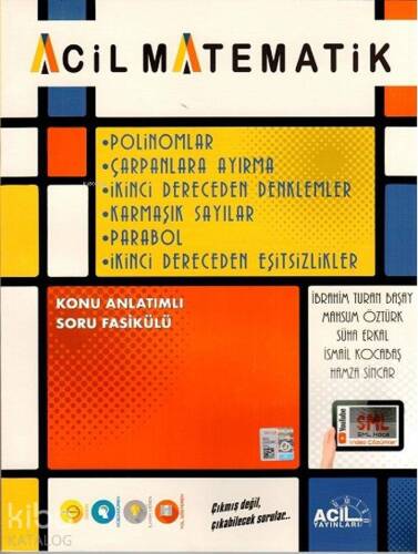 Acil Yayınları Matematik Polinomlar Çarpanlara Ayırma 2. Dereceden Denklemler Karmaşık Sayılar Acil - 1