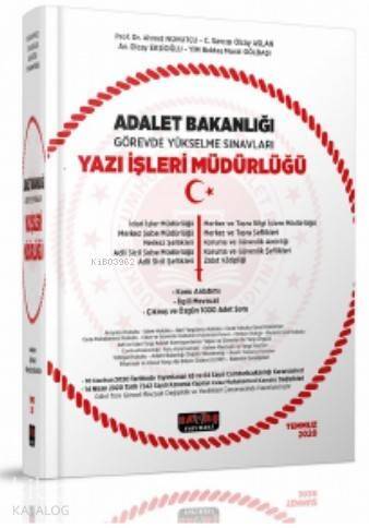 Adalet Bakanlığı Görevde Yükselme Sınavları Yazı İşleri Müdürlüğü; Konu Anlatımı ve 1000 Soru - 1