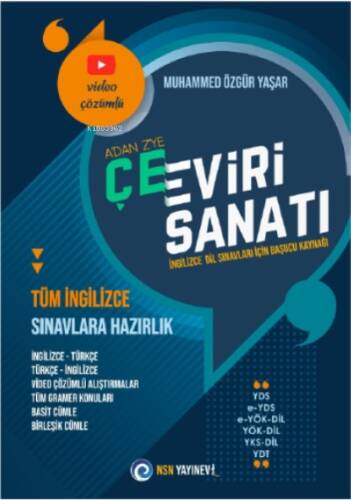 A'dan Z'ye Çeviri Sanatı - Video Çözümlü;Tüm İngilizce Sınavlara Hazırlık – İngilizce Türkçe / Türkçe İngilizce - 1